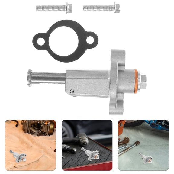 FUTUREORYY Chain Tensioner 1Set for Timing Chain Safety Enhancement 9.5X5.5X3.5cm in Silver Color