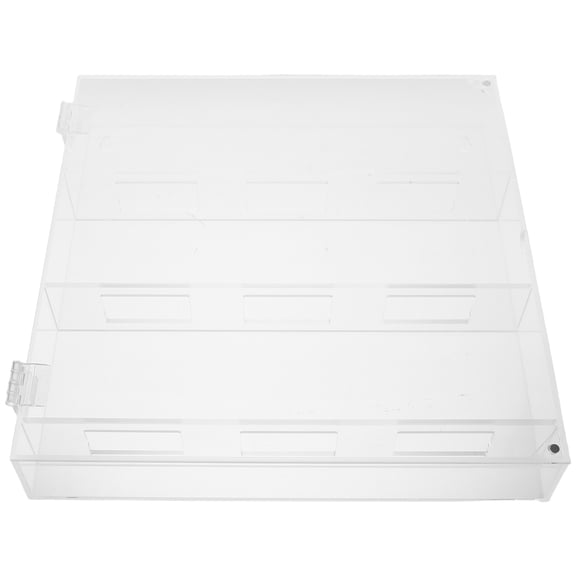 FUTUREORYY Clear Acrylic Wall-Mounted Hockey Puck Display Case and Storage Rack for Collectors and Sports Memorabilia