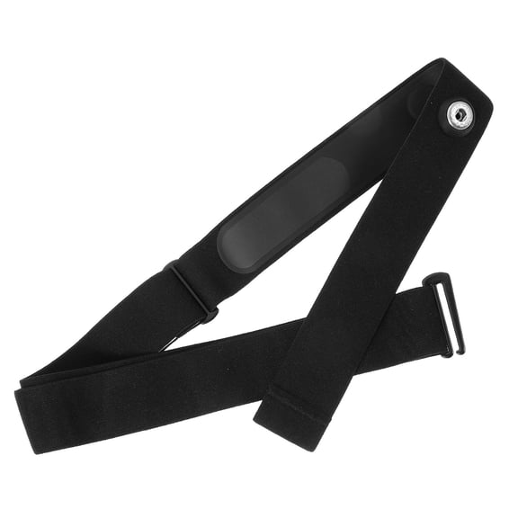 FUTUREORYY Comfortable Fit Elastic Band Monitor Chest Strap Black 1Set for Running