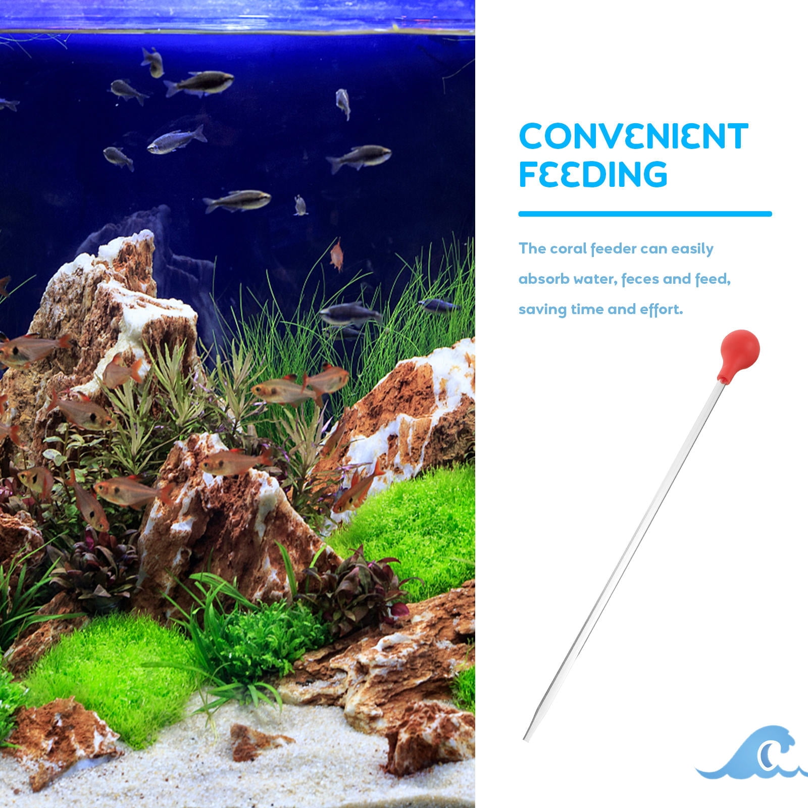 Visvoerring, visvoerdispenser voor aquarium, vrij van schadelijke stoffen en veilige automatische visvoerdispenser voor aquaria, drijvende planten en vistanks