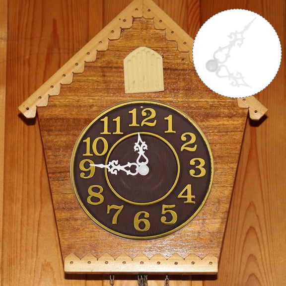 FUTUREORYY Cuckoo Clock Hand Parts Plastic White Elegant Diy Repair Upgrade 1Pcs
