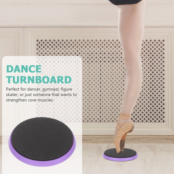 FUTUREORYY Dancer Training Turn Board in Purple for Balance and Spotting with Non-Slip Surface