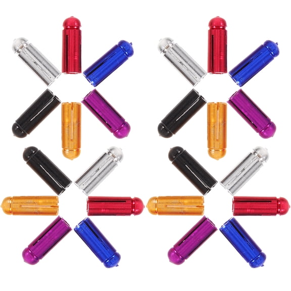 FUTUREORYY Dart Accessories 24Pcs Gold Aluminum Flight Wing Protectors