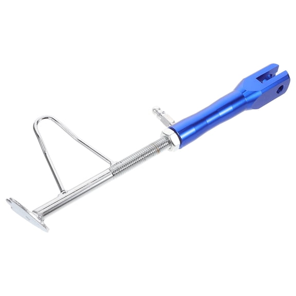 FUTUREORYY Durable Blue Adjustable Side Kickstand for Motorcycles with Extendable Design and Enhanced Stability