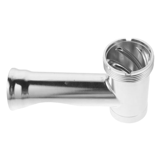 FUTUREORYY Electric Meat Grinder Attachment Plated Silver Aluminum Alloy Mincing Tube