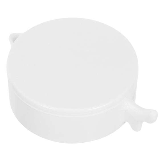 FUTUREORYY Elegant White Calligraphy Ink Tray with Lid Ink Grinding Dish for Painting Use