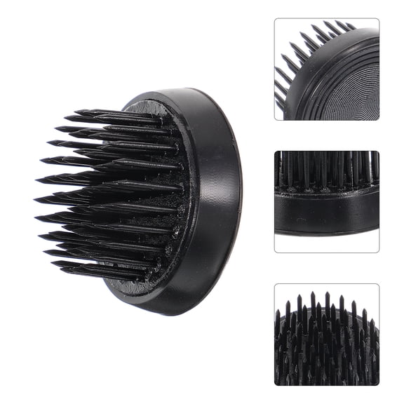 FUTUREORYY Flower Arrangement Stability Pin Frog Round Holder For Florists Flower Design Tool 1Pcs Black