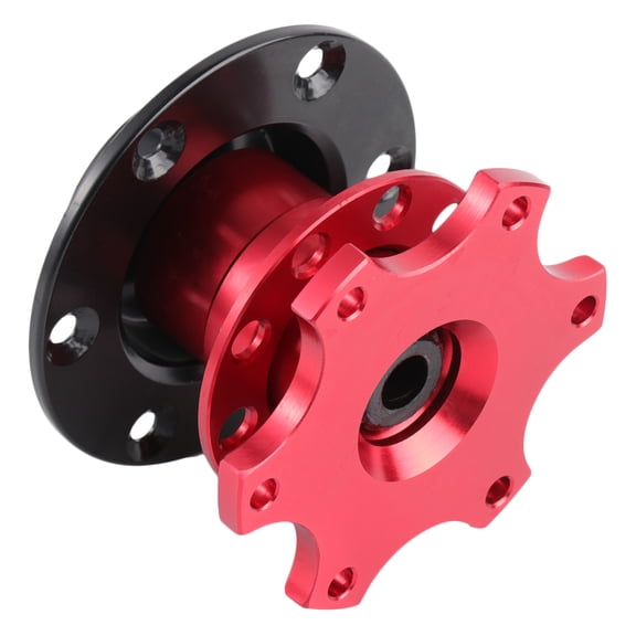 FUTUREORYY Red Car Steering Wheel Quick Release with High Strength Material