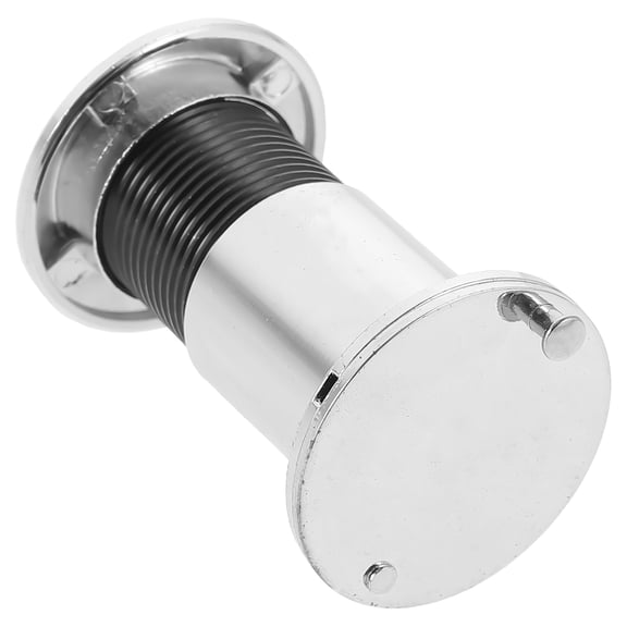 FUTUREORYY Front Door Peephole Viewer with Cover for Home Security 1Set Stainless Steel Glass Round