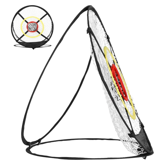FUTUREORYY Golf Chipping Nets Black Polyester 1Pcs 24.4X24.4X1.2In
