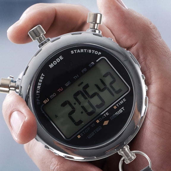 FUTUREORYY Handheld Chronograph Counter with Large Easy-Read LCD Display, Portable and