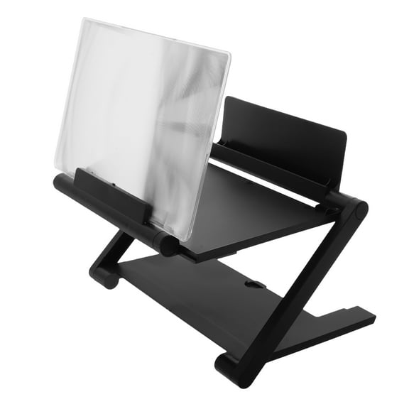 FUTUREORYY Black Phone Magnifier Screen Foldable Portable with Adjustable Height for Hd Viewing