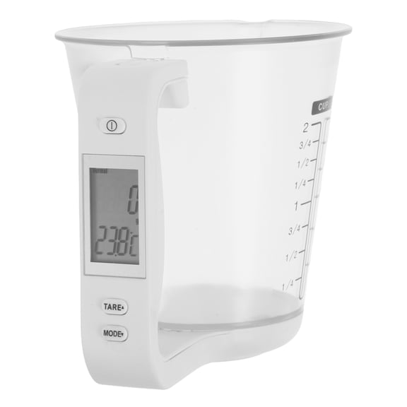 FUTUREORYY Digital Kitchen Measuring Jug with LCD Screen for Precise Food Weight and Temperature Tracking