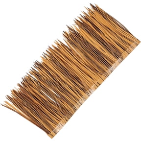 FUTUREORYY Lightweight Synthetic Thatch Roofing for Garden Decor, Realistic Straw Roof Material for Outdoor Projects