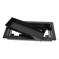 FUTUREORYY Low Profile Black Floor Vent Cover Heavy Duty Solid Metal ...