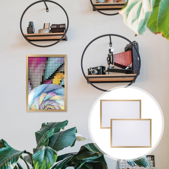 FUTUREORYY Magnet Frames For Refrigerator 2 Collage Frame Wall Decor Paintings Display