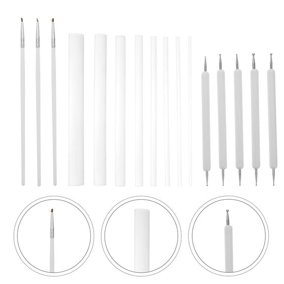 FUTUREORYY Mandala Dotting Tools with Acrylic Rods for DIY Cut for Dot Painting