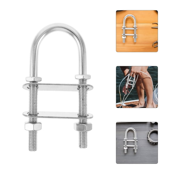 FUTUREORYY M10 Stainless Steel Marine Grade U Bolt Boat Deck Hardware