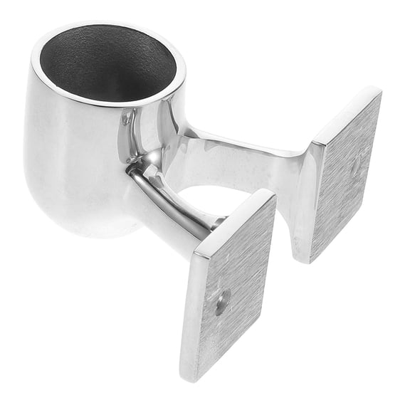 FUTUREORYY Boat Handrail Base Stainless Steel Plated Silver for Decor Corrosion Resistant