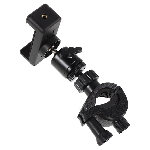FUTUREORYY Music Instrument Phone Stand with 360 Degree Rotatable Black Lyre Clip for Trumpet Players