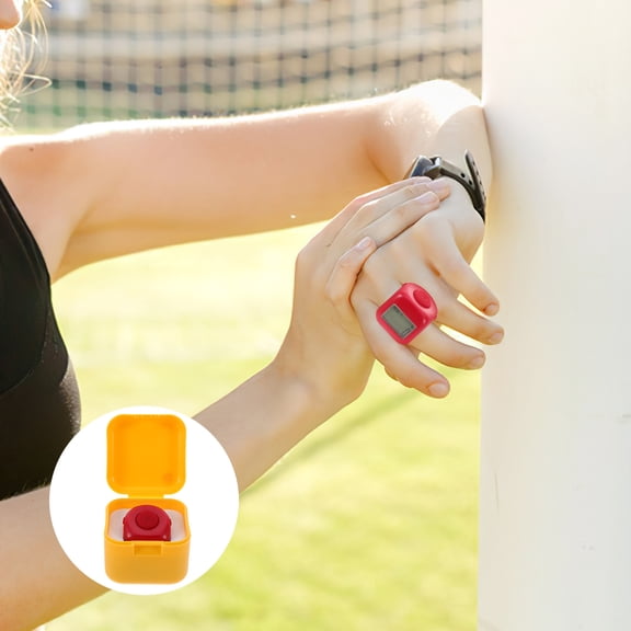 FUTUREORYY Hand Clicker Counter Tally Counter Clicker Silicone Glow in Dark Daily Tasks 1 Set