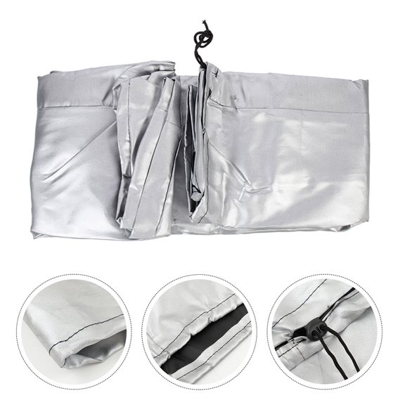 FUTUREORYY Wear Resist Waterproof Snow Blower Cover Plated Silver Portable Protector for Outdoor