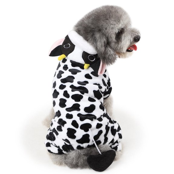 FUTUREORYY Pet Outfit Cartoon Plush Dog Clothes Multi 1Set