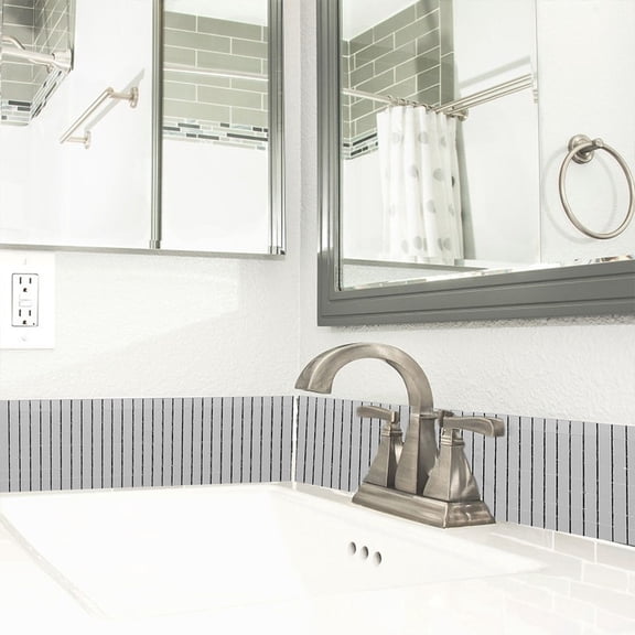 FUTUREORYY Plated Glass Mirror Tiles with Strong Adhesive for Wall Decoration, Fiberglass Material, Easy to Apply