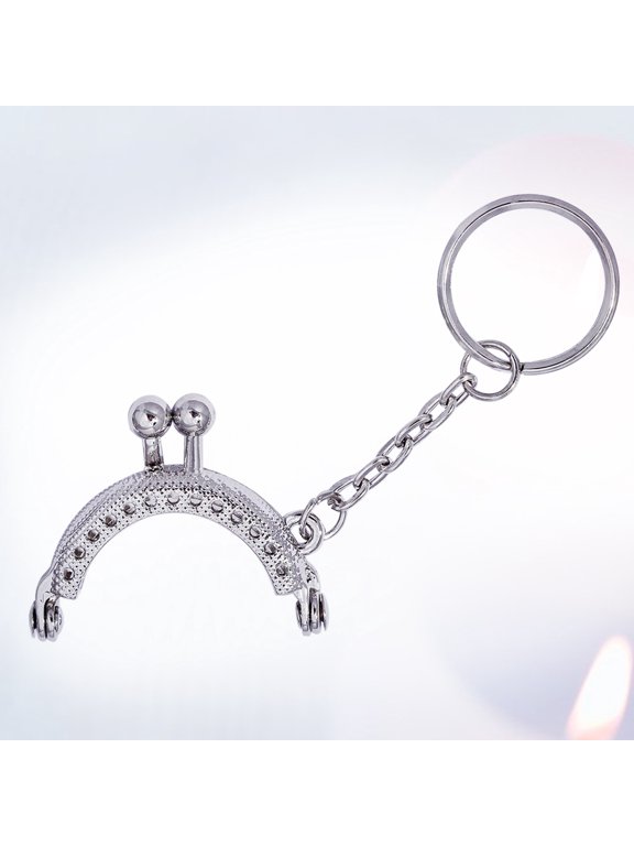 Silver Alloy Clutch Bag Frame for Wallet and Handbag DIY Crafts