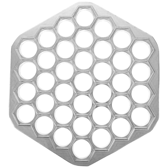 FUTUREORYY Plated Silver Pelmeni Mold Dumpling Maker for DIY Homemade Pot Stickers Ravioli Wonton Kitchen Gadget
