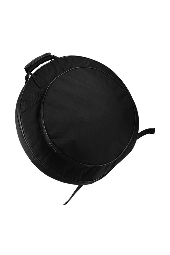 Portable Cymbal Backpack Black with Spacious Storage and Comfortable Design for Travel
