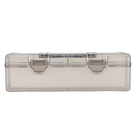 FUTUREORYY High Transparency Tea Color Craft Storage Box for Painting and Sewing Tool Organization