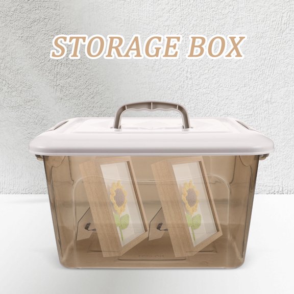 FUTUREORYY Portable Tool Box with Handle Plastic Case for Organizing Small Parts and Painting Tools