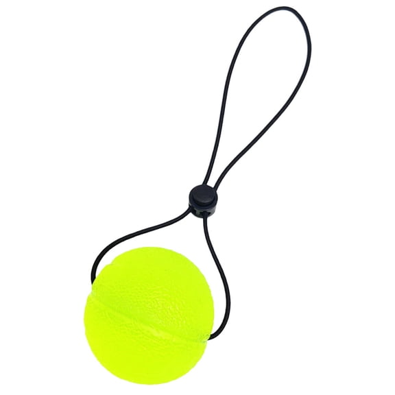 FUTUREORYY Premium Tpe Yellow Hand Muscle Developer Ball for Finger and Wrist Rehabilitation Exercising