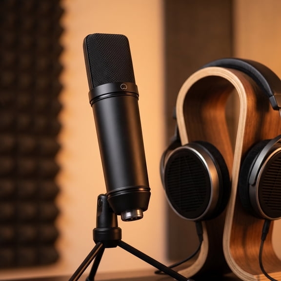 FUTUREORYY Black Metal Microphone Tube Shell for Condenser Microphone and Live Streaming Accessories