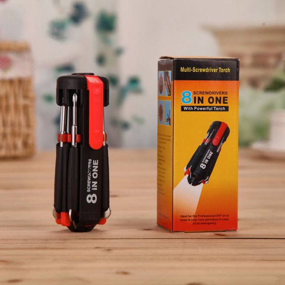 FUTUREORYY Precision Black Steel Screwdriver Pen, Outdoor Hand Tool, 1 Piece for Accurate Repairs and Projects