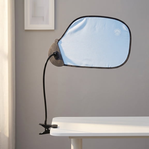 FUTUREORYY Sky Blue Laptop Sunshade for Office Use Adjustable Light Blocking Desk Screen Cover