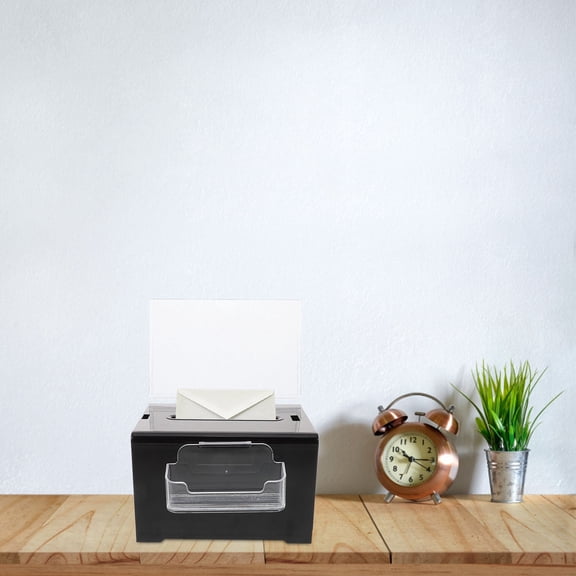 FUTUREORYY Smalljunction Box Ballot Comment Box Acrylic Transparent for Fundraising 1Set
