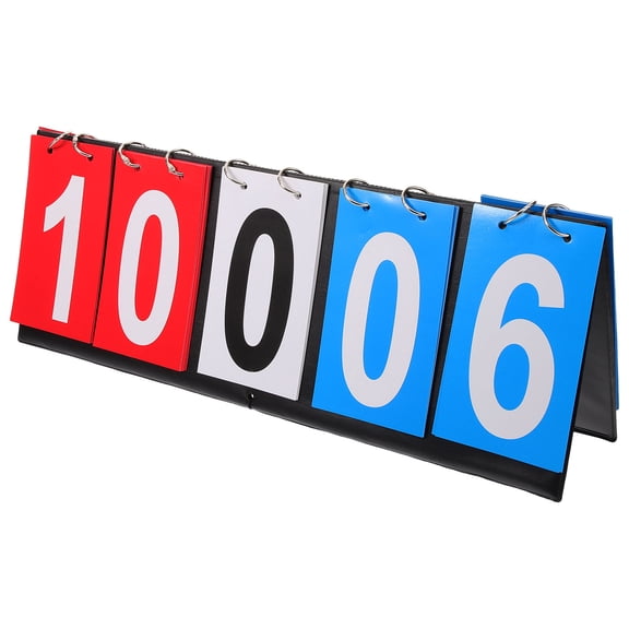 FUTUREORYY Stable Material Flip Scoreboard for Basketball and Soccer Easy to Flip and Durable