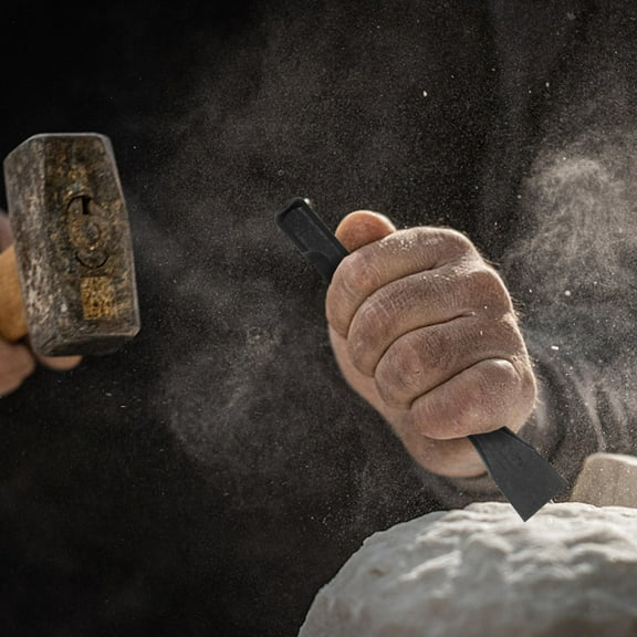 FUTUREORYY Smoothing Pneumatic Air Rivet Air Chisel Head Black 1Pcs Construction