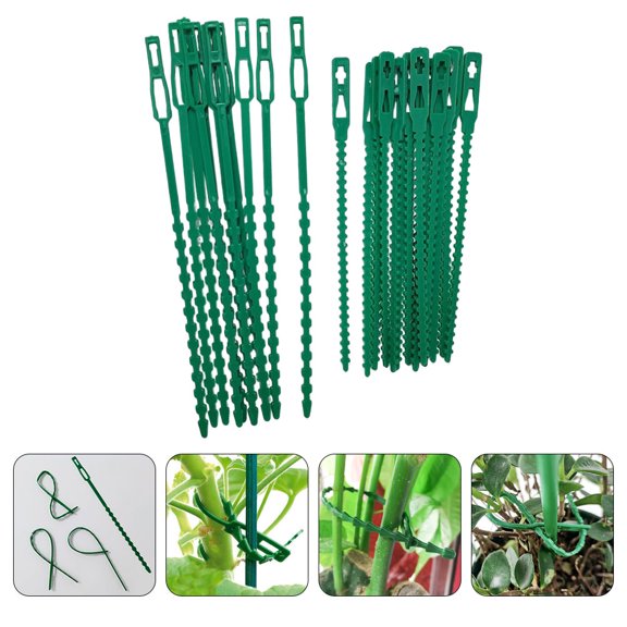 FUTUREORYY Tree Ties for Support 200Pcs Dark Green for Protecting from Wind and .7X0.4X0.2In