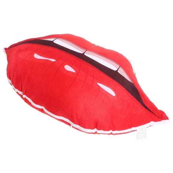 FUTUREORYY Trendy Lip Shaped Pillow with Removable Washable Cover for Stylish Home Decor
