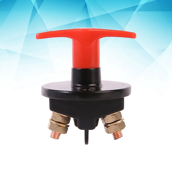 FUTUREORYY Vehicle Owners Battery Disconnect Isolator Power Cut OFF Switch 1Pack for Car Marine Accessories