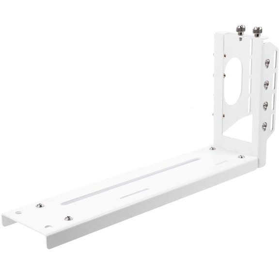 FUTUREORYY Vertical Graphics Card Holder Bracket White for Computer with Right Angle GPU Holder