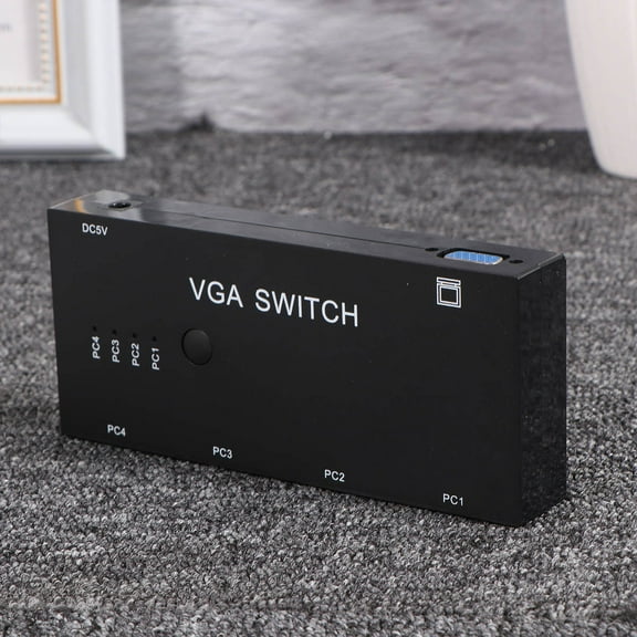 FUTUREORYY Vga Video Box 1Set Metal Plastic For Switching Multiple Inputs In Home