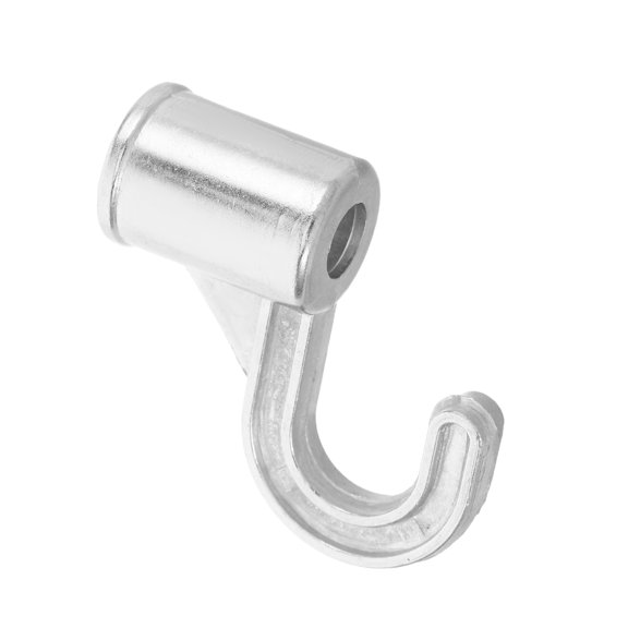 FUTUREORYY Wardrobe Hooks Silver Heavy Duty Support For Closetpole Hanger In Home Use 1Pack