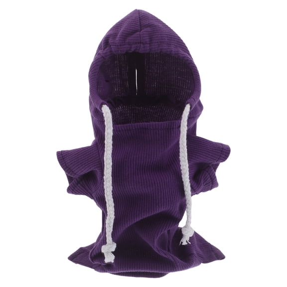 FUTUREORYY Warm Small Pet Hoodie Purple Fleece Sweater Ideal for Ferrets Rabbits Guinea Pigs and Hamsters