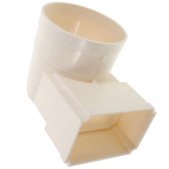 FUTUREORYY White PVC Water Gutter Drain for Garden Use, Efficient Rainwater Management and Drainage Solution