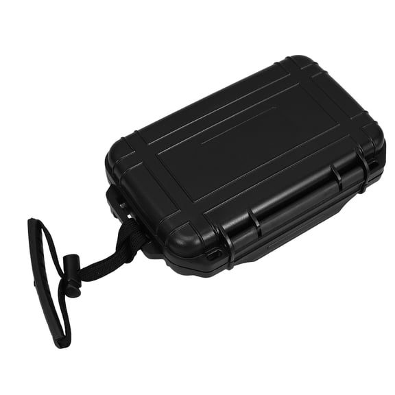 FUTUREORYY Watertight Storage Box Black Impact Resistant Plastic Boat Dry Box for Marine Use