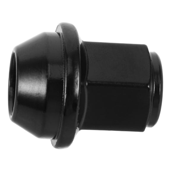 FUTUREORYY Wheel Lug Nuts Cap Black Solid Reinforced Metal Cover Compatible for Car Wheels